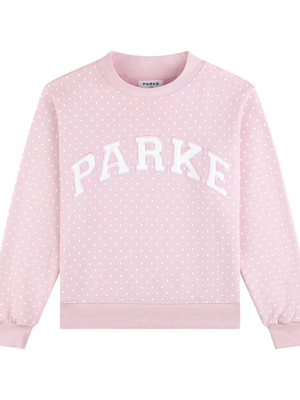 PARKE Polka Dot Varsity Mockneck - Picture 3 of 3